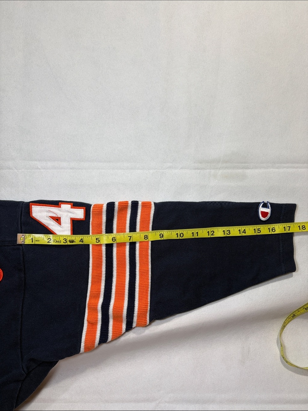 Vintage Chicago Bears #40 Throwbacks Jersey Shirt Made USA XL NFL Long Sleeve - Picture 16 of 16